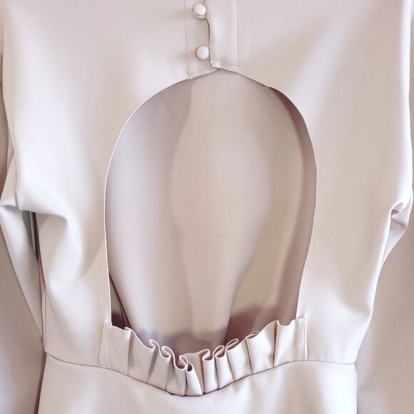 Agua Bendita Erin One-Piece Swim / Bodysuit Pale Pink-Mocha Size Small - Picture 6 of 10